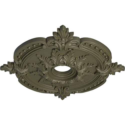Image of Ekena Millwork Benson Classic Ceiling Medallion, Painted Turtle