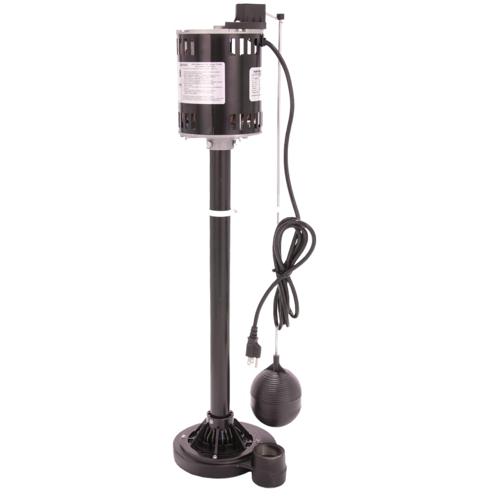 Zoeller 84-0001 Old Faithful 84 Pedestal Pump, 1/2 HP, 115V - Sump