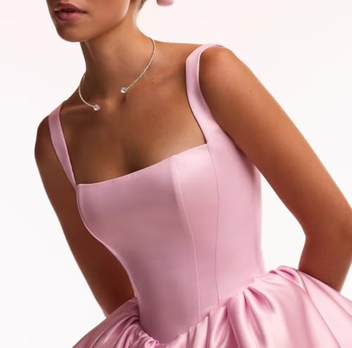 SoDigne Flower Bud Short Homecoming Dresses Summer Satin Mini Cocktail Party Dress for Teens3