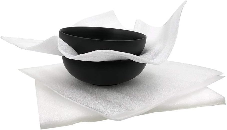 TotalBox 50 Pack Foam Sheets 12" x 12" x 1/8" Foam Cushioning for Moving Shipping Packaging Storage : Office Products