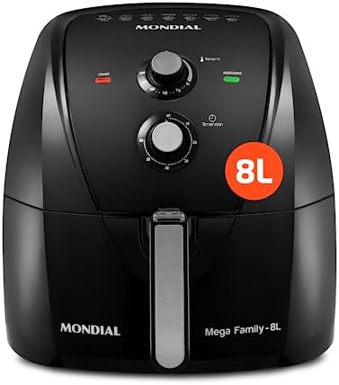 MONDIAL Fritadeira Sem Óleo Air Fryer 8L, Preto, 1900W, 220V - AF...