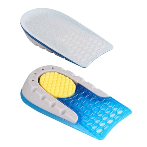 Plantillas invisibles elevadoras 2.5 cm azules para calzado miniatura 1