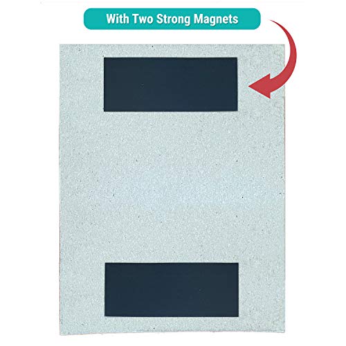 Image of 321Done Magnetic Weekly Planner Notepad, 8.5x11, 50 Sheets, Sunday Start | Made in USA - Weekly Plan Pad for the Fridge with Tear-Off Checklist Column, Undated Days of the Week, Thick Bright White