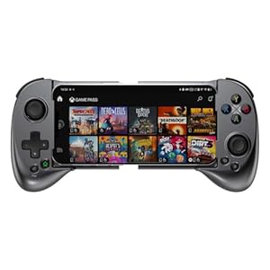 ShanWan Mobile Game Controller for iphone/Android with PHONE CASE Support, Bluetooth Wireless Gamepad – PS Remote Play, Xbox Cloud, Steam Link, GeForce NOW, MFi Arcade Games-Long Battery Life