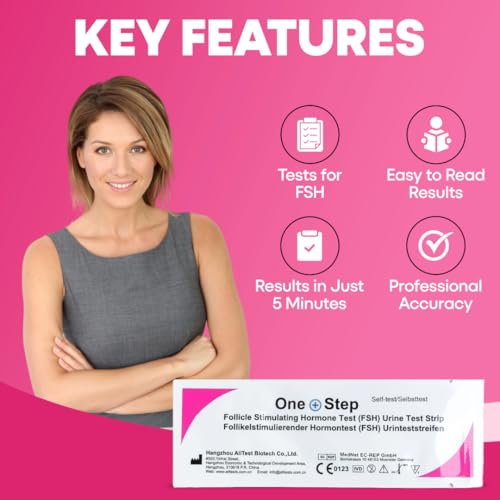 Image of 3 x Female Fertility Test Menopause Testing Kit FSH Strip Tests