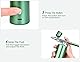 KADS Nail Cordless Airbrush Nail Spray Gun with Air Compressor, Portable Cordless Auto Airbrush Gun Kit, Rechargeable Handheld Airbrush Set (Pink)