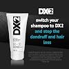 DX2 - Anti-Dandruff + Anti Hair-Loss Shampoo for Men - Double-Action Formula, Eliminates Dandruff and Hair Loss, Everyday Use - 150ml