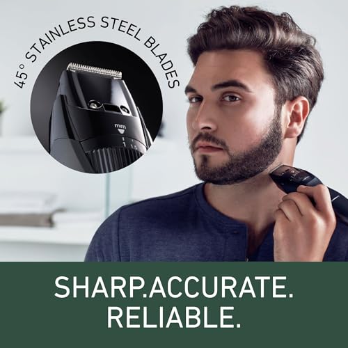 Panasonic ER-GB42 Wet & Dry Electric Beard Trimmer for Men with 20 Cutting Lengths, Standard UK 3 pin Plug, Black, 50 min usage - Image 5
