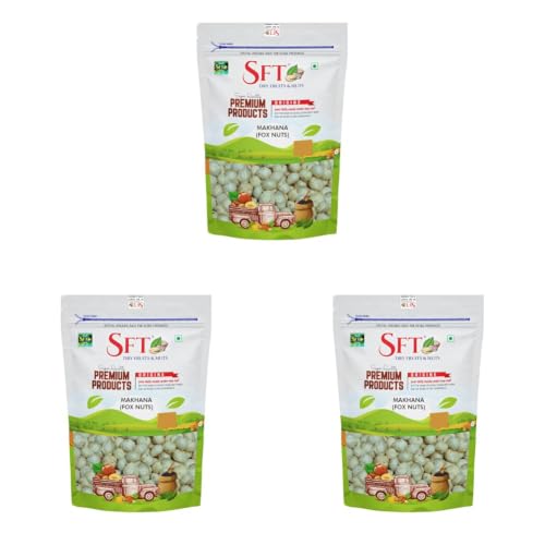 Image of SFT Premium Fox Nuts | Phool Makhana | 500 G (Pack of 3)