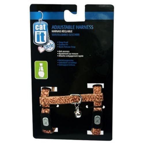 Catit Style Nylon Adjustable Cat Harness, Medium, Animal