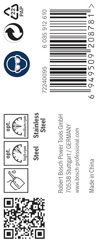 Bosch 2608588094 Metallbohrer HSS-Co 4,4x43x75mm 10 Stück