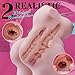 9.8LB BBW Sex Doll Male Masturbator with Big Ass and Boobs Male Sex Toy for 3D Realistic Vagina and Anal, 3 in 1 Torso Masturbator Love Doll Pocket Pussy Adult Sex Toys for Men Masturbation and Orgasm