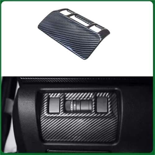 Pegatinas panel interruptor ajuste faros delanteros Subaru Crosstrek 3
