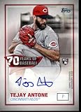 2021 TOPPS 70 YEARS OF BASEBALL AUTOGRAPHS #70YA-TAN TEJAY ANTONE AUTO REDS BASEBALL MLB