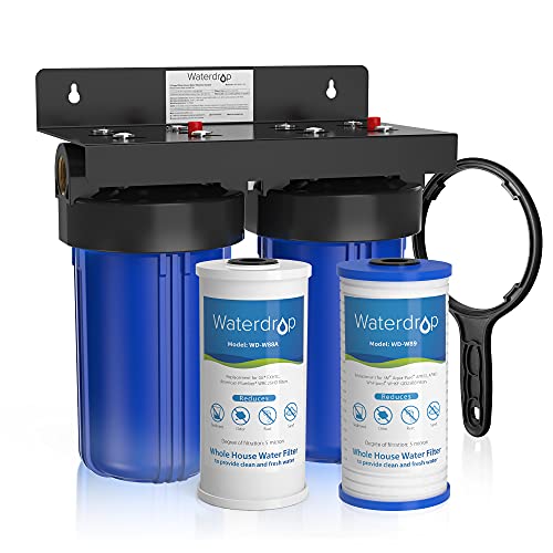 Waterdrop WHF21-PG 2-Stage Whole House Water Filter System, ...