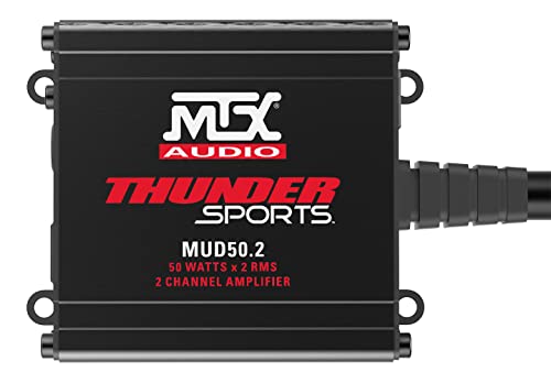 MTX MUD50.2 100 Watt RMS 2-Channel Amplifier Amp for