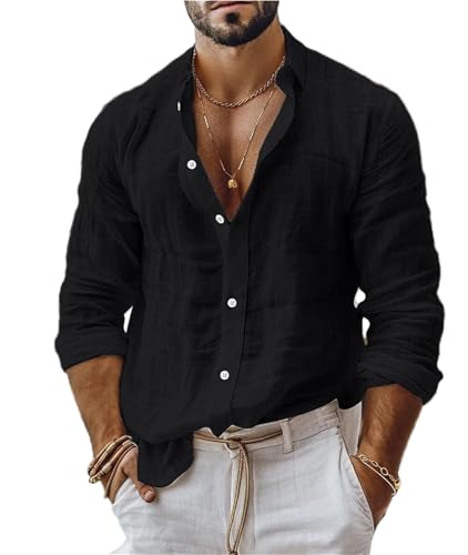 トップス Allege. | Linen S/S Knit Shirt | BLACK 3 Allege Line S/S Knit Shirt (AL24S-KN02) | Allege / Tops (MEN