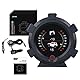 X95 GPS Neigungsmesser Digitaler Auto, LCD Elektronisch Winkelmesser HUD Anzeige Clinometer für DC 5-28V Kfz Offroad （Black)