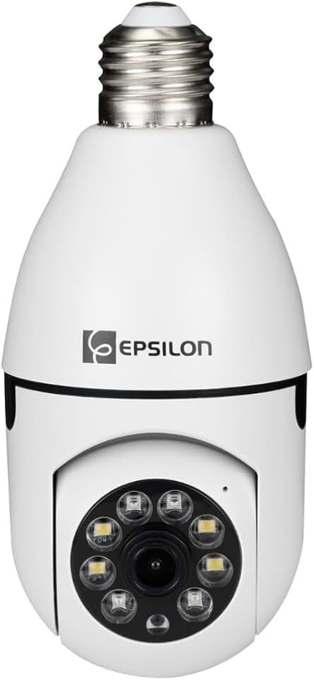 Câmera lâmpada espiã IP WIFI soquete E27