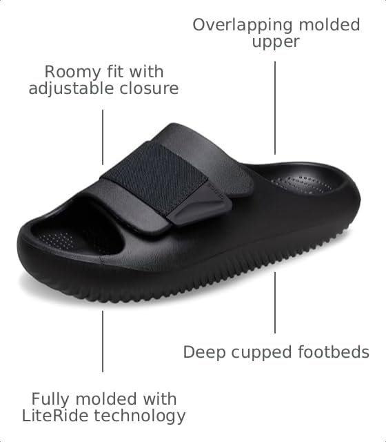 Image of Crocs Unisex Adult Mellow Luxe Recovery Slide Sandals