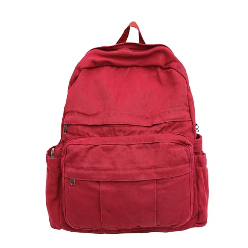 GAXOS Laptop Backpack for Women Travel Canvas Backpack for Women Vintage Aesthetic Backpack for School