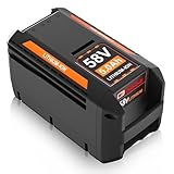 CaliHutt 58V 5.0Ah Lithium-ion Battery Replacement for Echo 58V Battery Compatible with CBP-58V40 CBP-58V2AH CPLB-58VBT Cordless Power Tool Blower Chainsaw