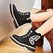Girls Ankle Boots Waterproof High Top Thick Leather Lace Up Boot Fashion Thick Soft Flat Fashion Shoe