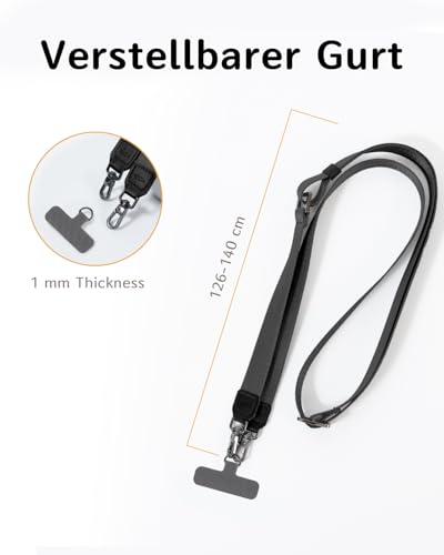 Collar para colgar sin funda EKAX para caminar por la ciudad con las manos totalmente libres 2