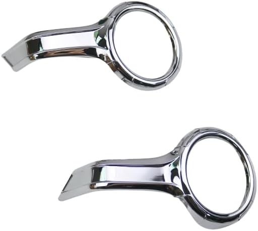Motorcycle Accessories Chrome Fog Light Trim Rings ABS Plastic for Honda Gold Wing GL 1800 Goldwing Tour 2018-2021