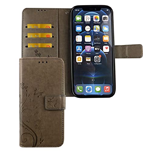 Coque iPhone 12 Pro Max à clapet motif floral pour vos sorties et vidéos
