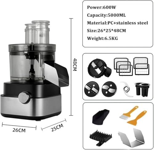 Multiprocesadora automática multifunción 600W con 5 moldes miniatura 2