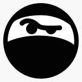 Ninja Vinyl Waterproof Sticker Decal Car Laptop Wall Window Bumper Sticker 5'