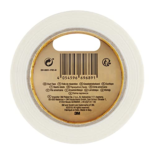 Image of Scotch 3M Duct Unv White 25mx48mm, 25m x 48mm