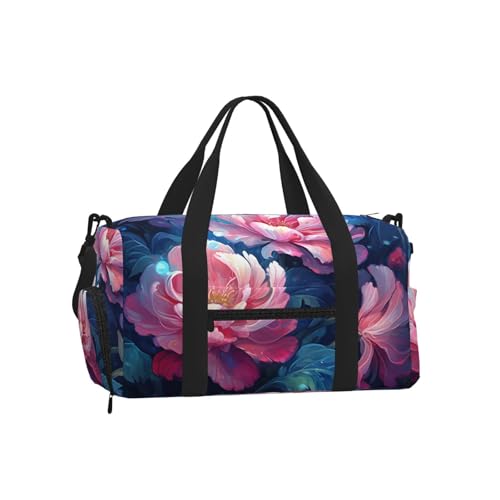 Sac de sport lavande 45x23x25cm avec compartiment chaussures