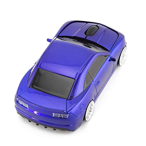 Image of AI5G Wireless Sport Car Mouse - Optical with 2.4GHz Nano USB LED Headlight (Blue) for Laptop /Desktop
