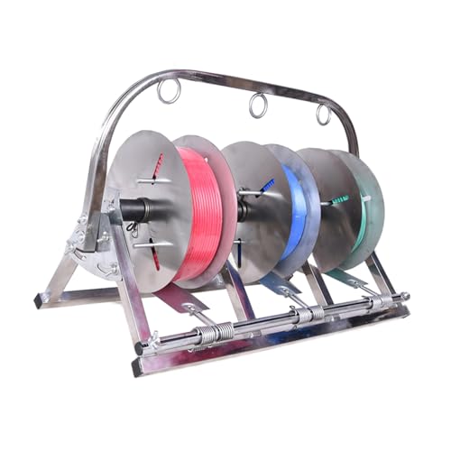 Support de bobine en fer pliable pour enrouleurs cordes et câbles électriques - 2