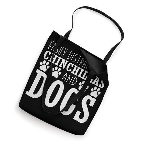 Bolso Tote Easily Distracted By Chinchillas And Dogs miniatura 2