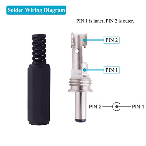 Repuesto Conector DC macho 3.5x1.35mm x4 miniatura 2