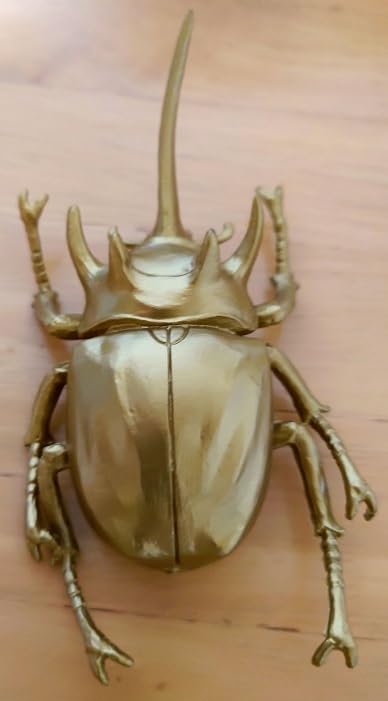 Amazon.co.jp: ゴホンヅノカブト 昆虫 フィギュア カブトムシ ゴールド