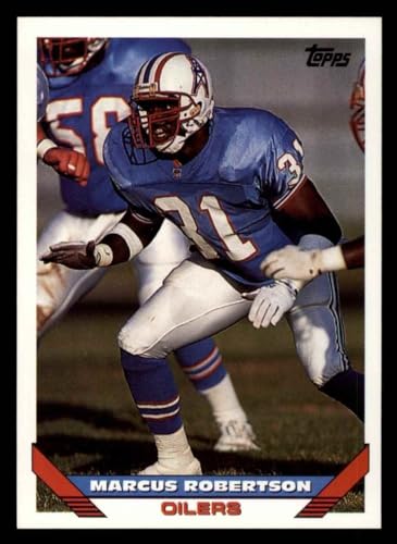 1993 Topps #651 Marcus Robertson Houston Oilers (Football Card) NM/MT Oilers Iowa St