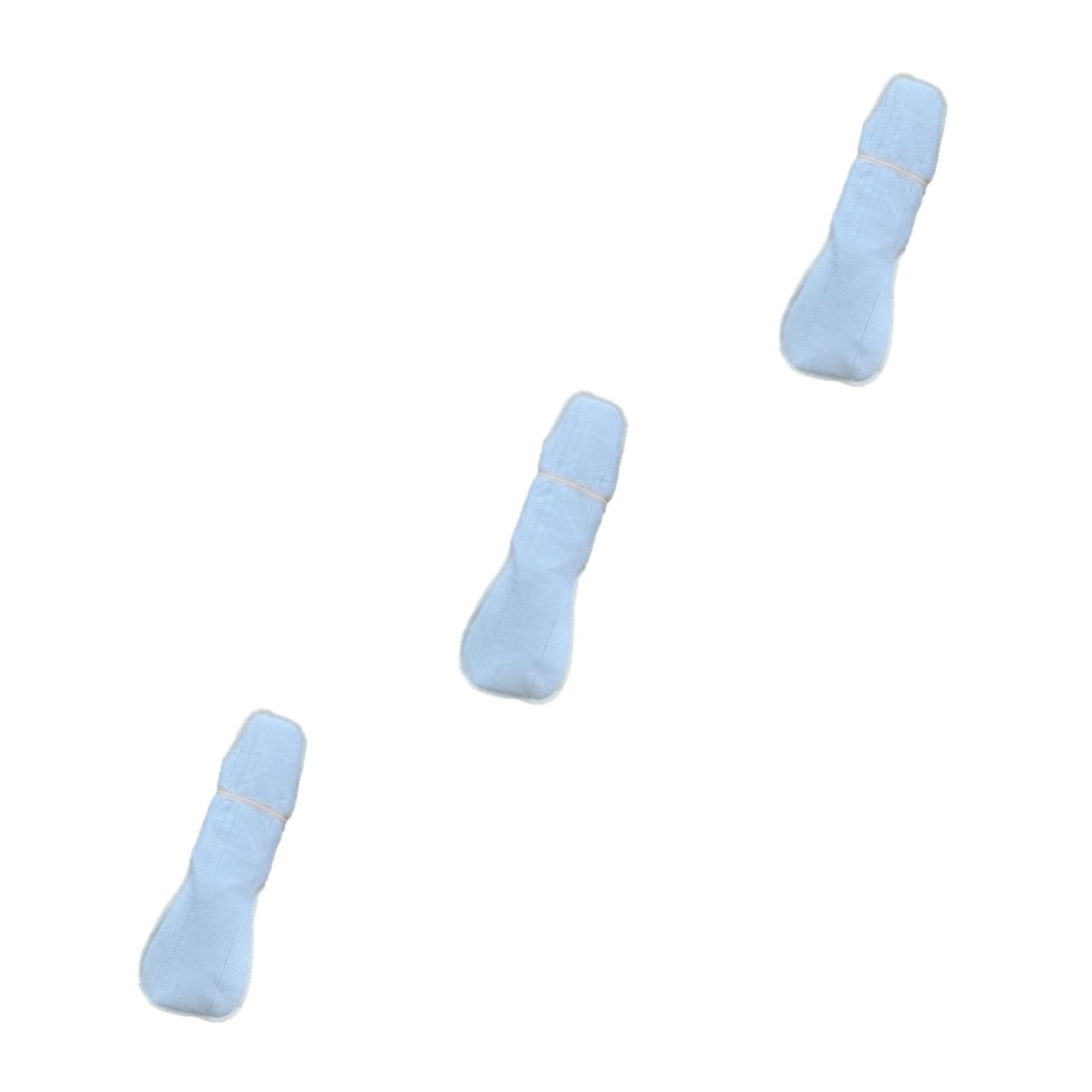 minkissy 3 Piezas servilleta sanitaria almohadilla de período almohadillas menstruales de algodon compresas menstruales reutilizables de algodón lavable menstrual