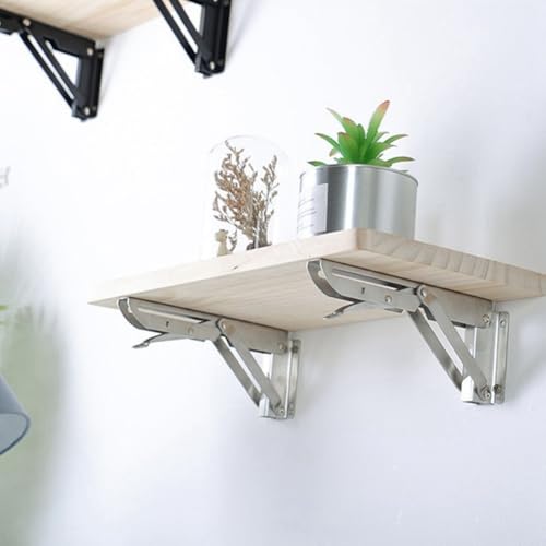 Support réglable pour mural en acier inoxydable brossé haute résistance 16'' - 5