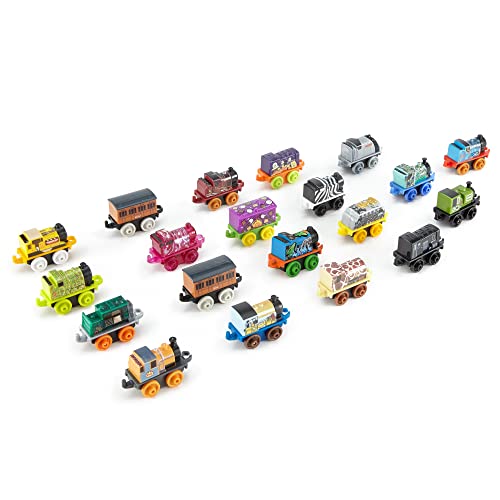 Thomas & Friends Toy Trains MINIS 20 Pack of Miniature Push-Along Engines & Railway Vehicles for Pretend Play Preschool Kids Ages 3+ Years (Amazon Exclusive) by THOMAS & FRIENDS - Image 3