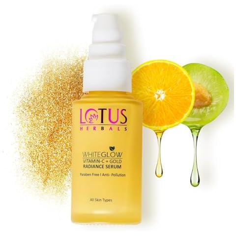 Lotus Herbals Whiteglow Vitamin C Gold Radiance Serum Cover