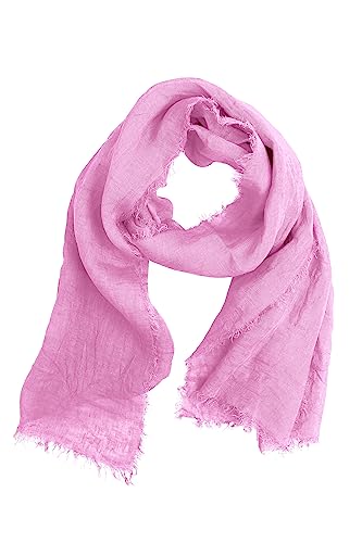 Écharpe 100% lin femme homme légère élégante chèche d'été en fibre naturelle