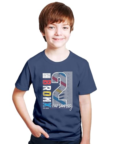 Image of XENOVAURBAN Kids Tshirts Combo | 2 Unisex Printed Round Neck Boys and Girls Kids T-Shirts - P