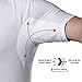 Men's Sweatproof Undershirt | Cotton Deep V Neck T-Shirt with Underarm Sweat Pads | Original Fit | Aluminum-Free Alternative | White | X-Large
