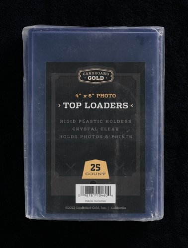 4 x 6 Top Loaders (500ct - 20 Packs) - Archival Protection