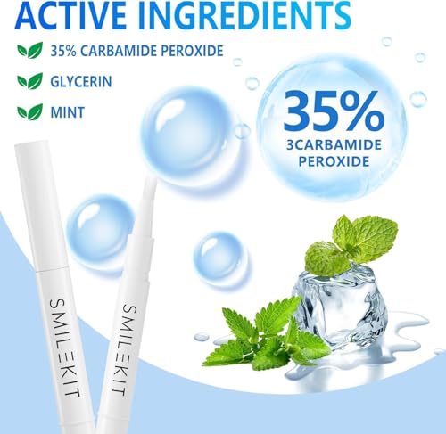 Image of Professional Teeth Whitening Pen - Transform Your Smile. Cost-Effective Set of 2 Pens ,Travel-Friendly and Precise Application for Whiter Teeth