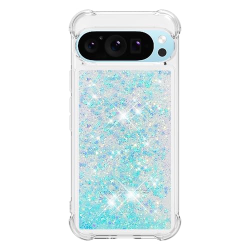 Coque Pixel 10 paillettes silicone anti-choc transparente - 2